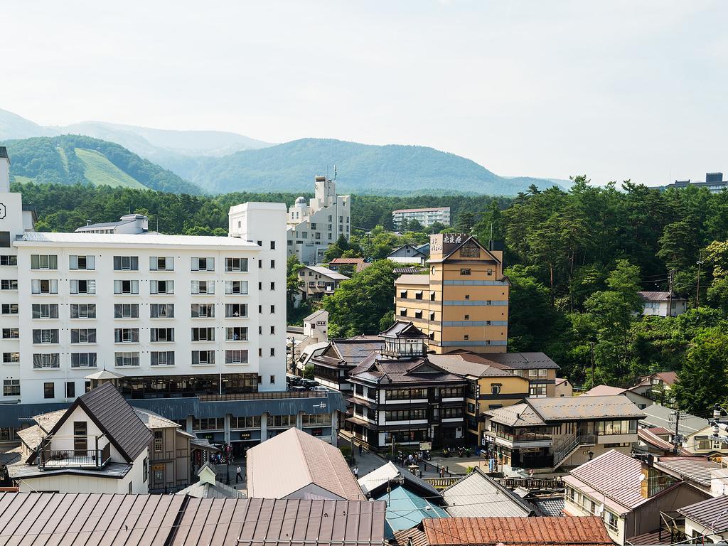 구사쓰 온천 후타바야 호텔 쿠사츠 외부 사진