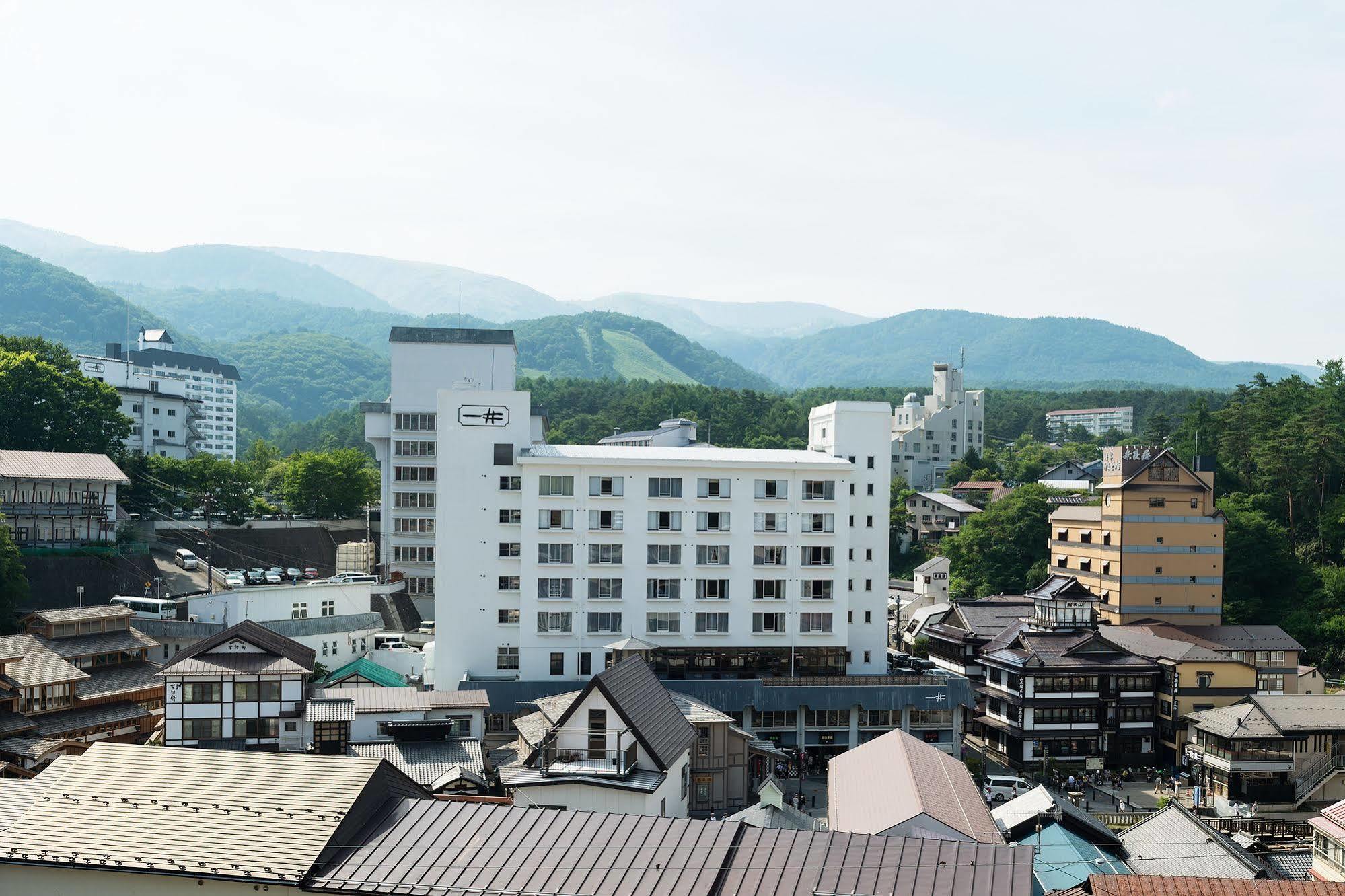 구사쓰 온천 후타바야 호텔 쿠사츠 외부 사진